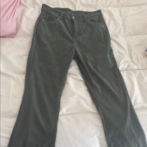 Green Corduroy Pants